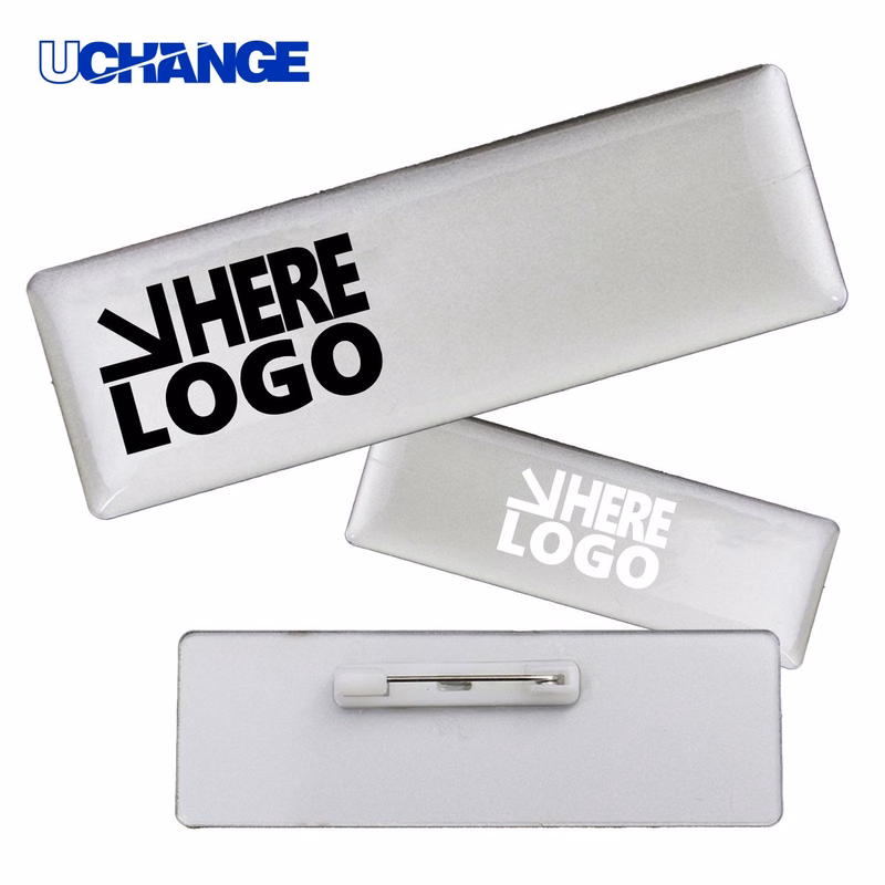 Plastic Empty Nameplate Badge