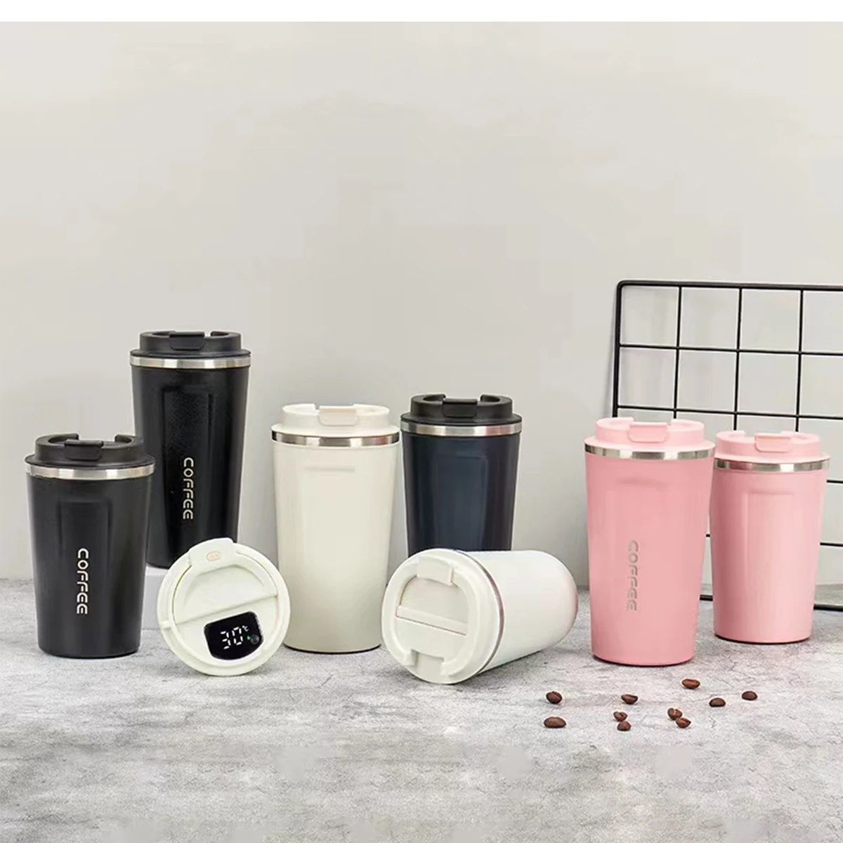 13 Oz Vacuum Insulated Coffee Travel Mug Spill Proof 1