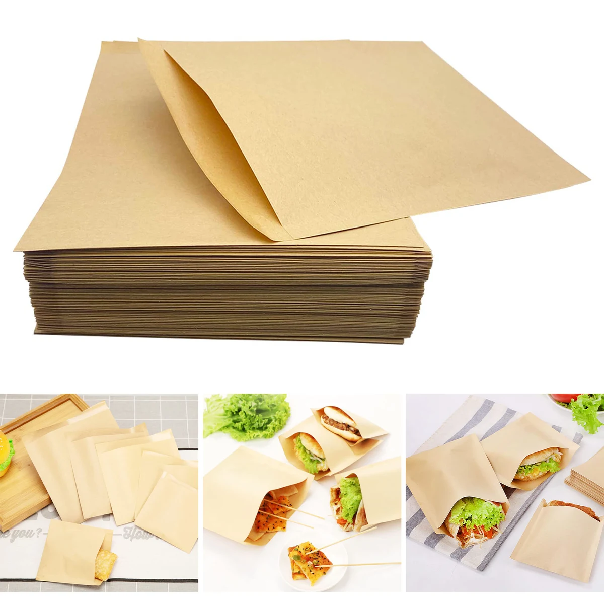 Treat Snack Kraft Little Bags 1