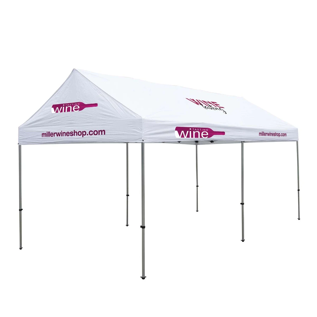 10' x 20' Premium Gable Tent Kit (Full-Color Imprint, 5 Locations) 1