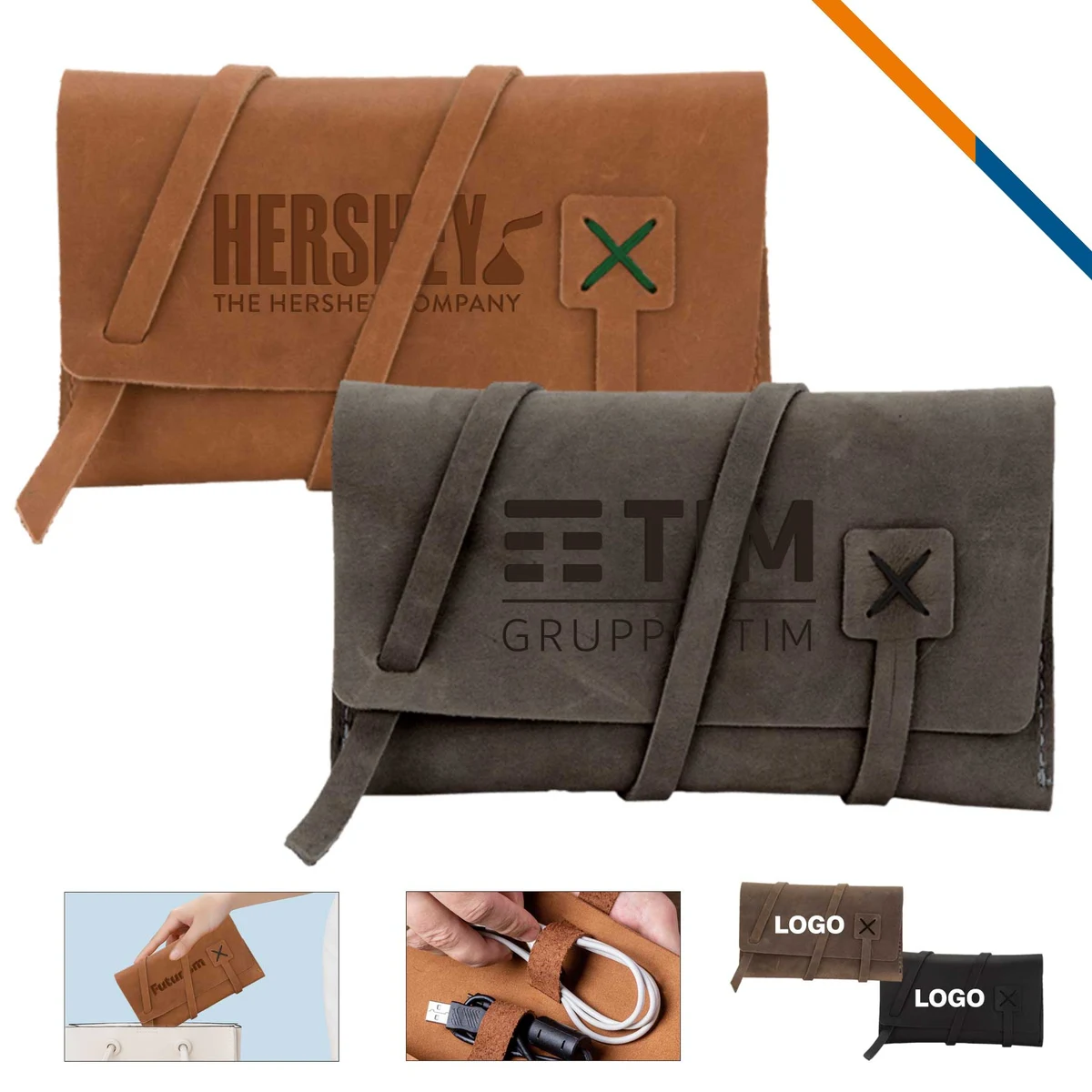 CordHug Leather Cord Organizer 1