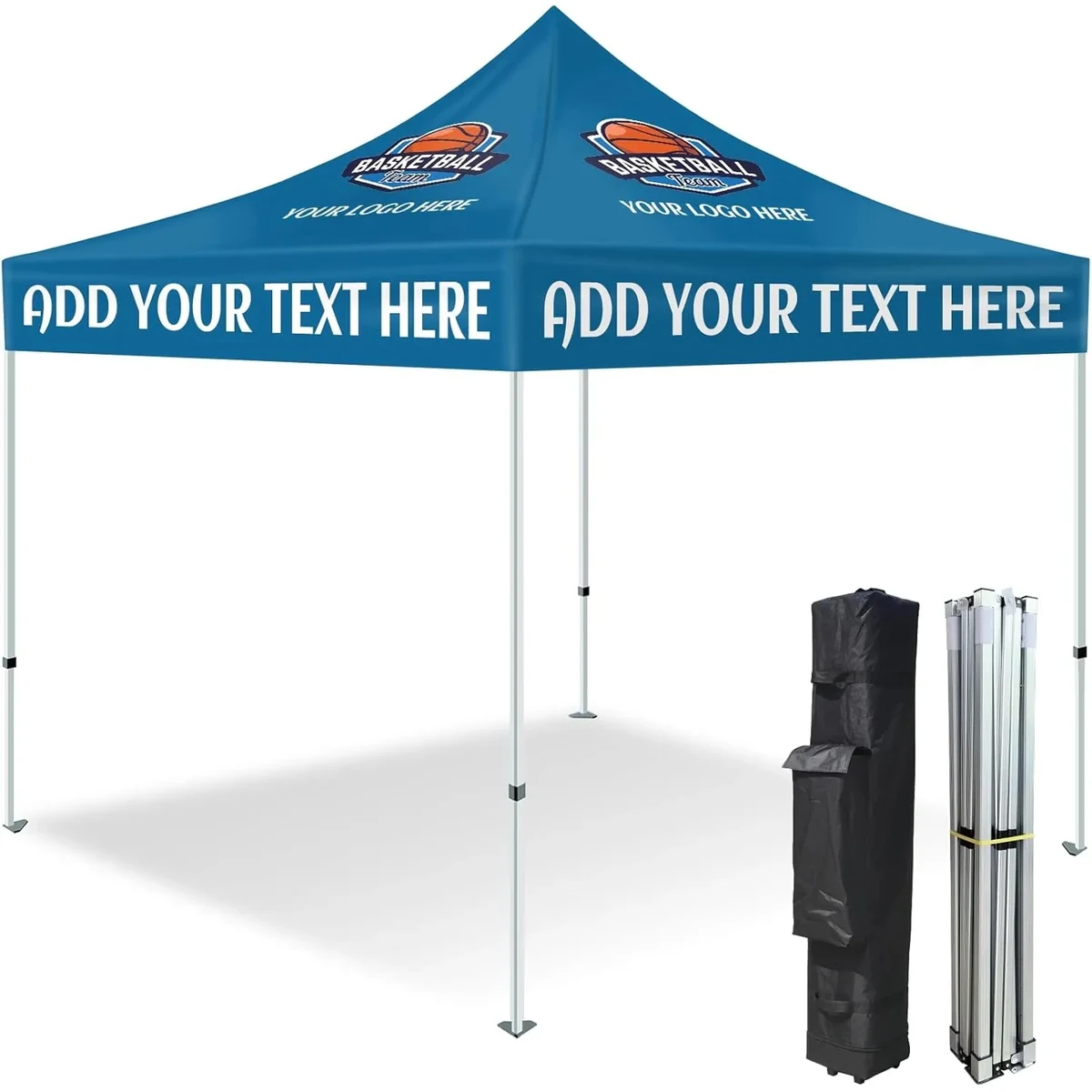 10' x 10' Pop Up Tent Kit w/ Steel Frame 1