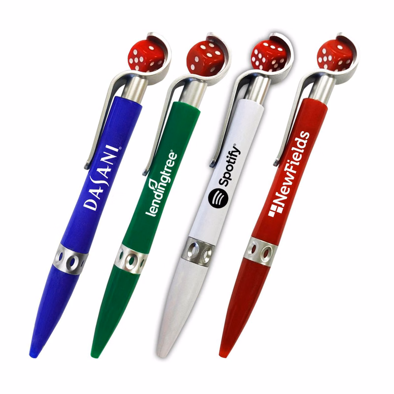 Casino Dice Ballpoint Custom Pens - Casino & Gaming Promotions