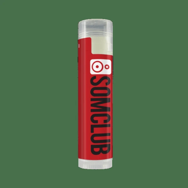 SPF 30 Soy Based Lip Balm in Clear Tube & White Label 1