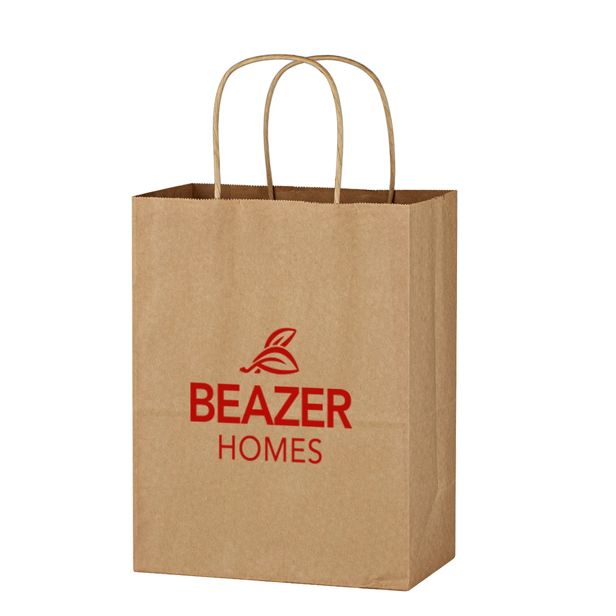 Kraft Paper Brown Shopping Bag - 8" x 10-1/4" 1