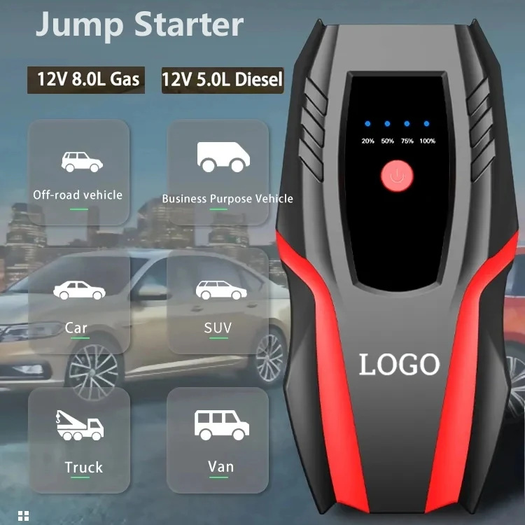 Jump Starter for up to 8.0L Gasoline and 5.0L Diesel Engines 1