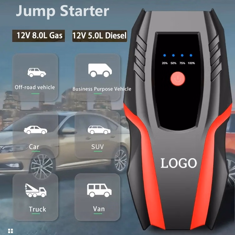 Jump Starter for up to 8.0L Gasoline and 5.0L Diesel Engines