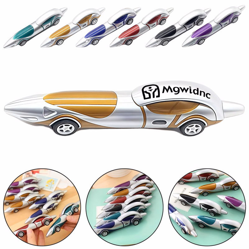 Fun Cartoon Car Ballpoint Pen for Kids - Creative Stationery Toy