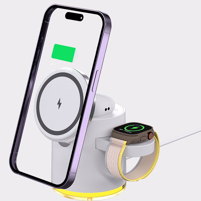 4-In-1 Magnetic Wireless Charging Station