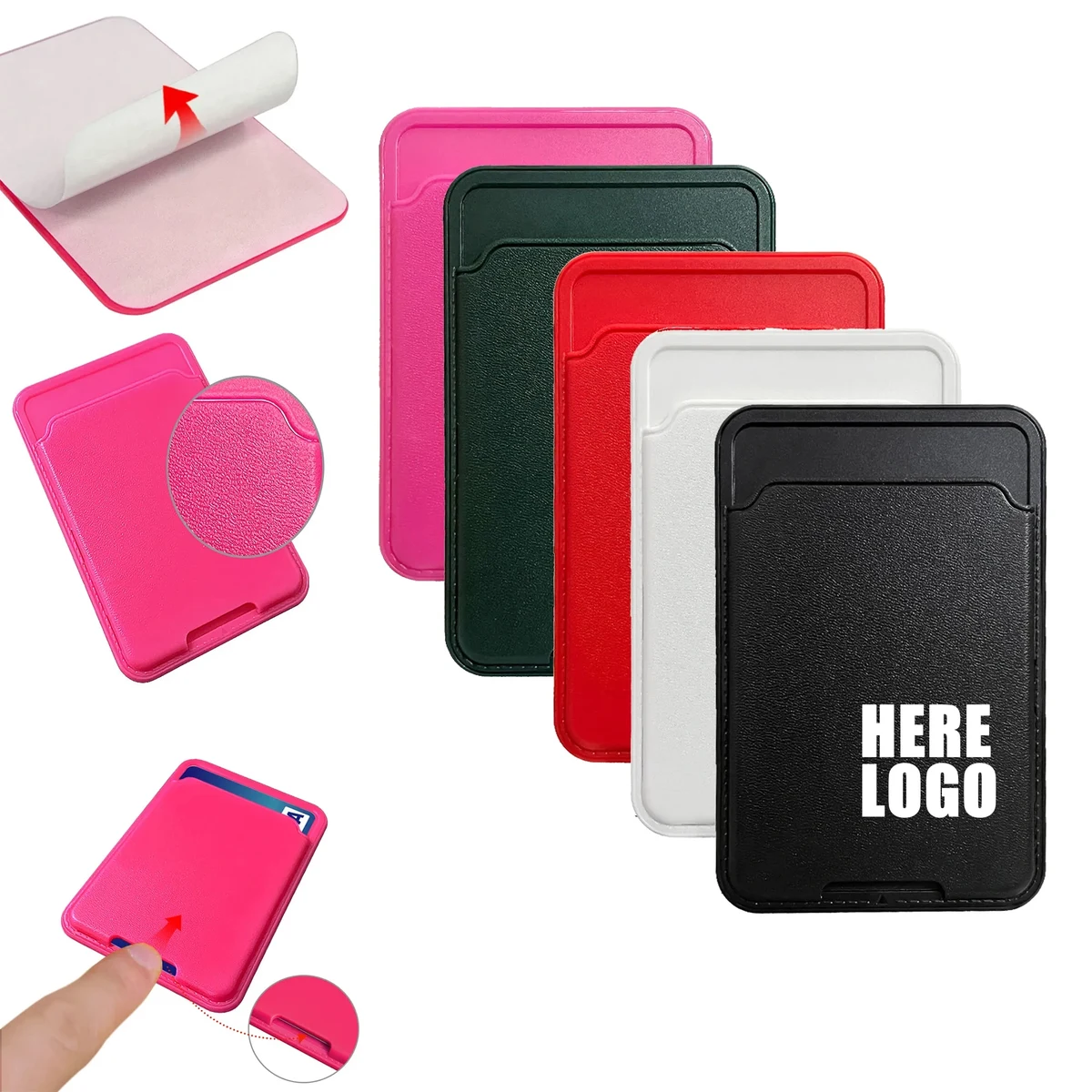 Plastic Back Cell Phone Wallet 1
