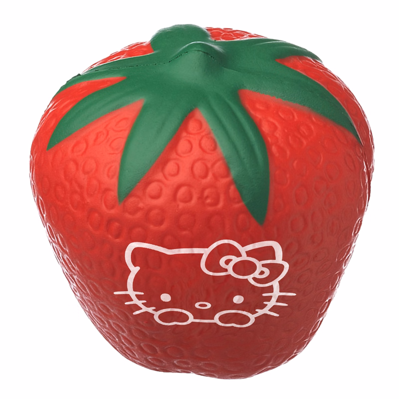 Strawberry Shaped Stress Reliever w/ Custom Logo
