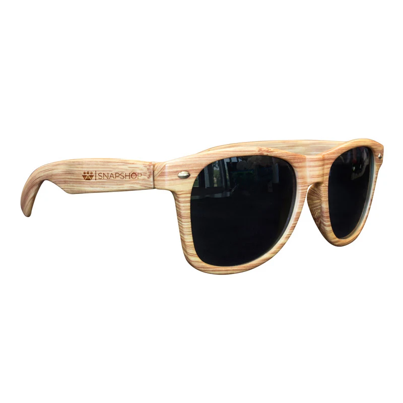 Light Wood Tone Miami Sunglasses 1
