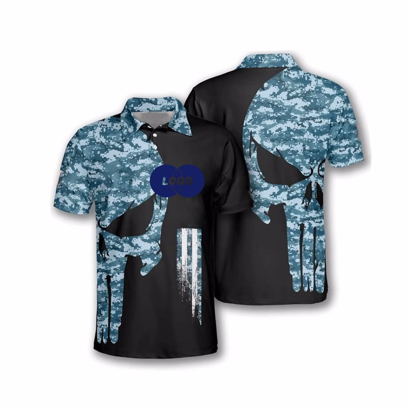 Lightweight Polyester Sublimation Polo Shirt