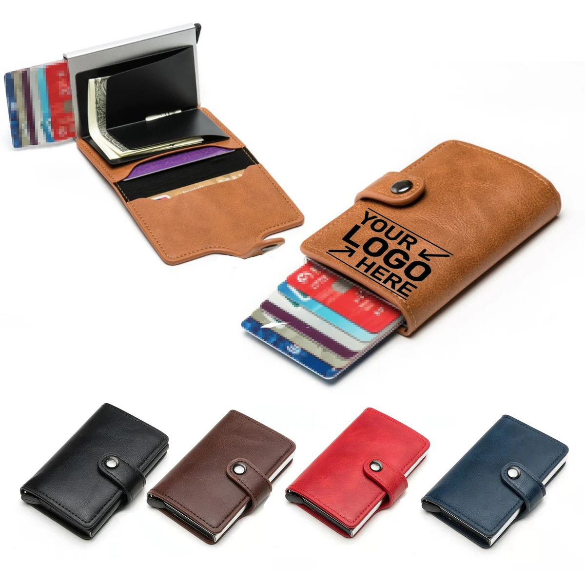 Front Pocket RFID Blocking Minimalist Wallet 1