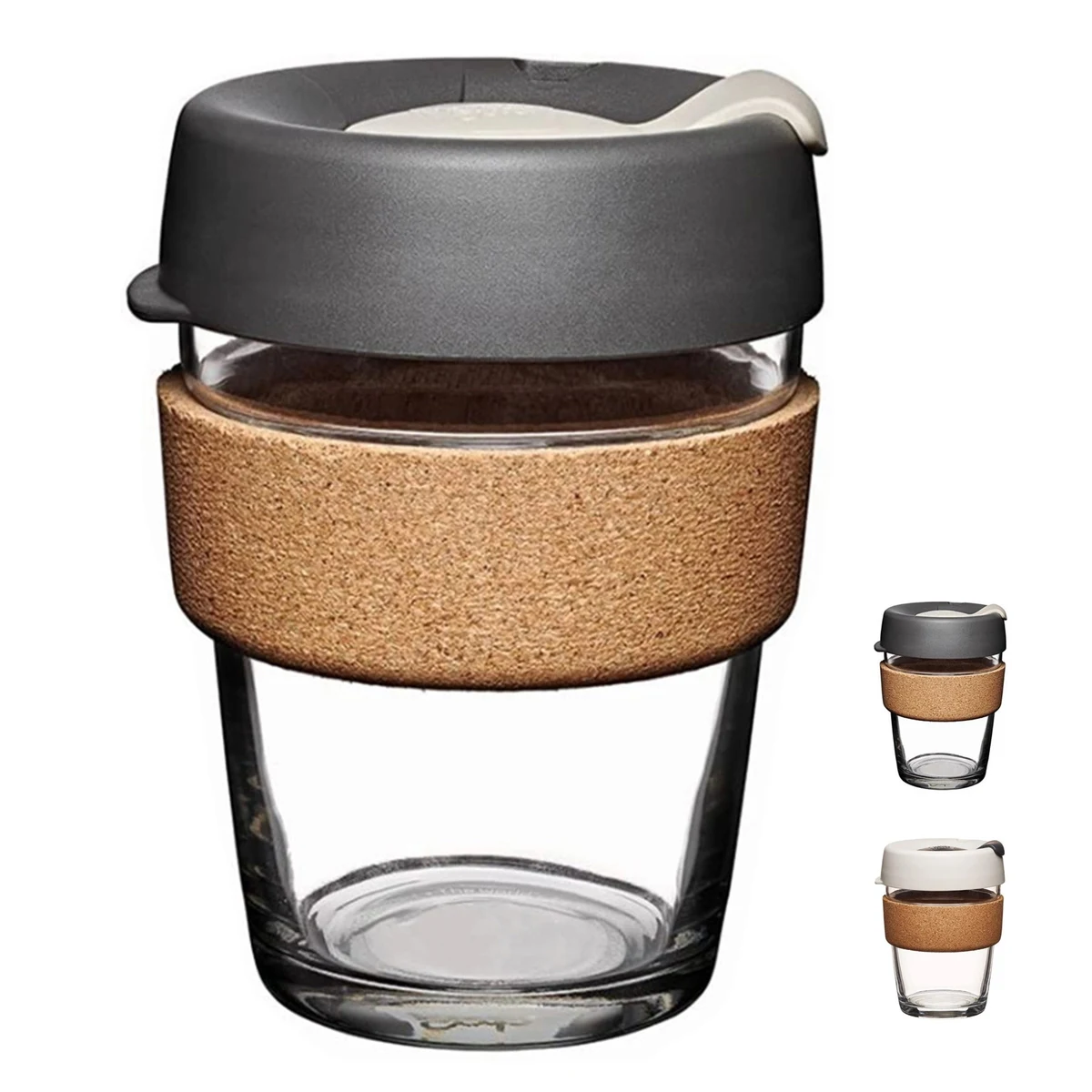 12oz Coffee Toughened Glass Cup 1