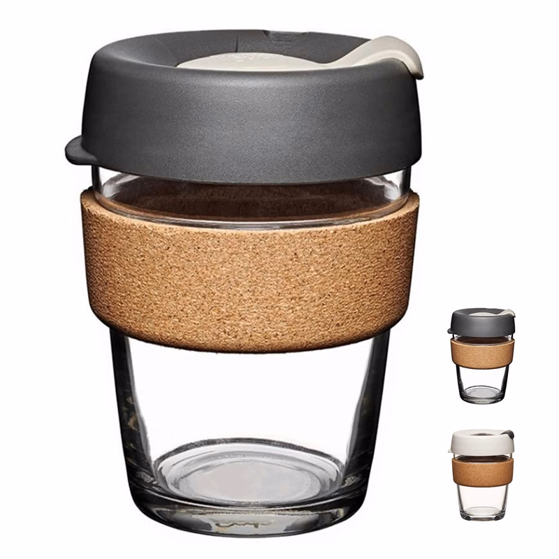 12oz Coffee Toughened Glass Cup