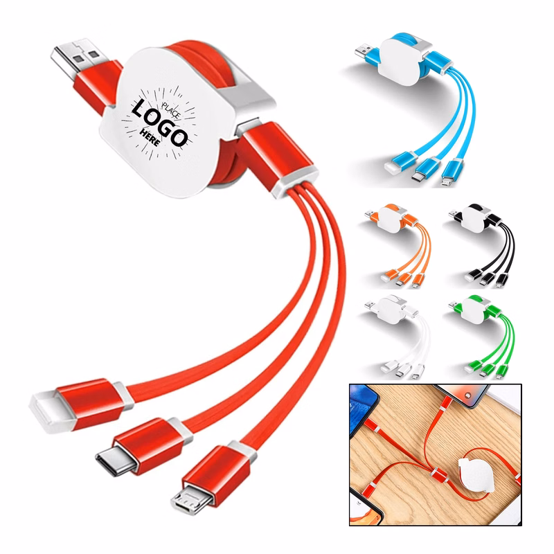 3 in 1 USB Cable Multi Charger Cord