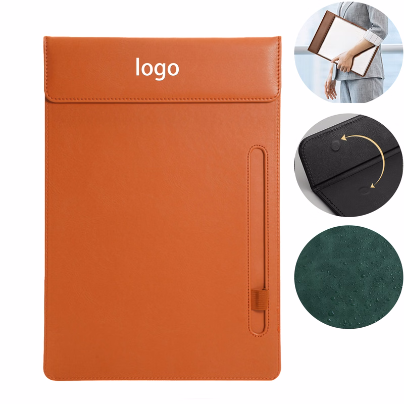 PU Leather Magnetic Clipboard