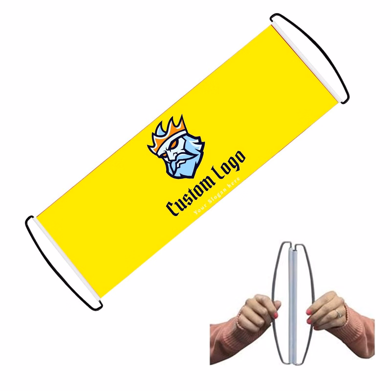 Handheld Retractable Roll Out Promo Banner