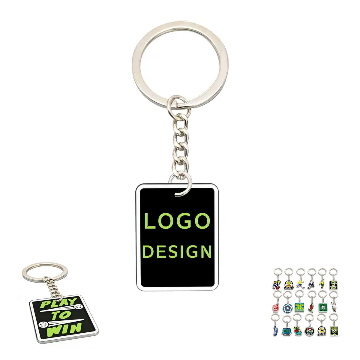 Custom 3D Soft PVC Keychain 1