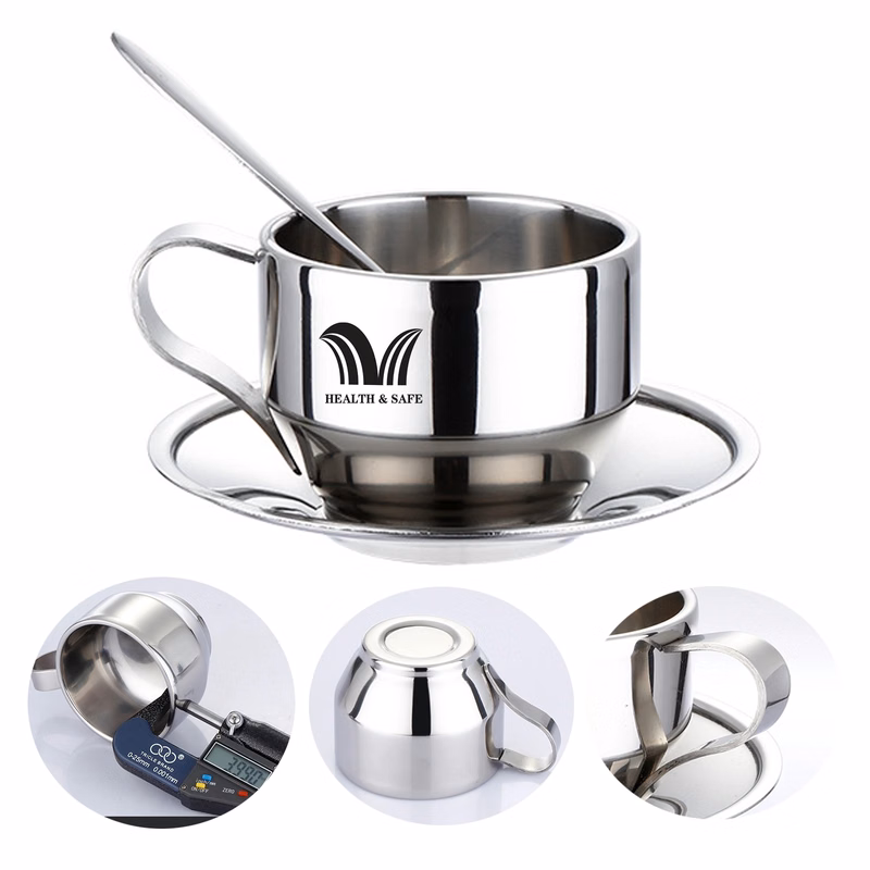 Stainless Steel Coffee Mug Set