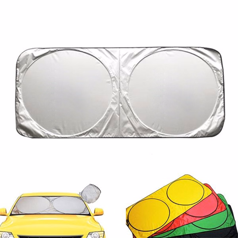 Automotive Window Sunshades With Storage Pouch