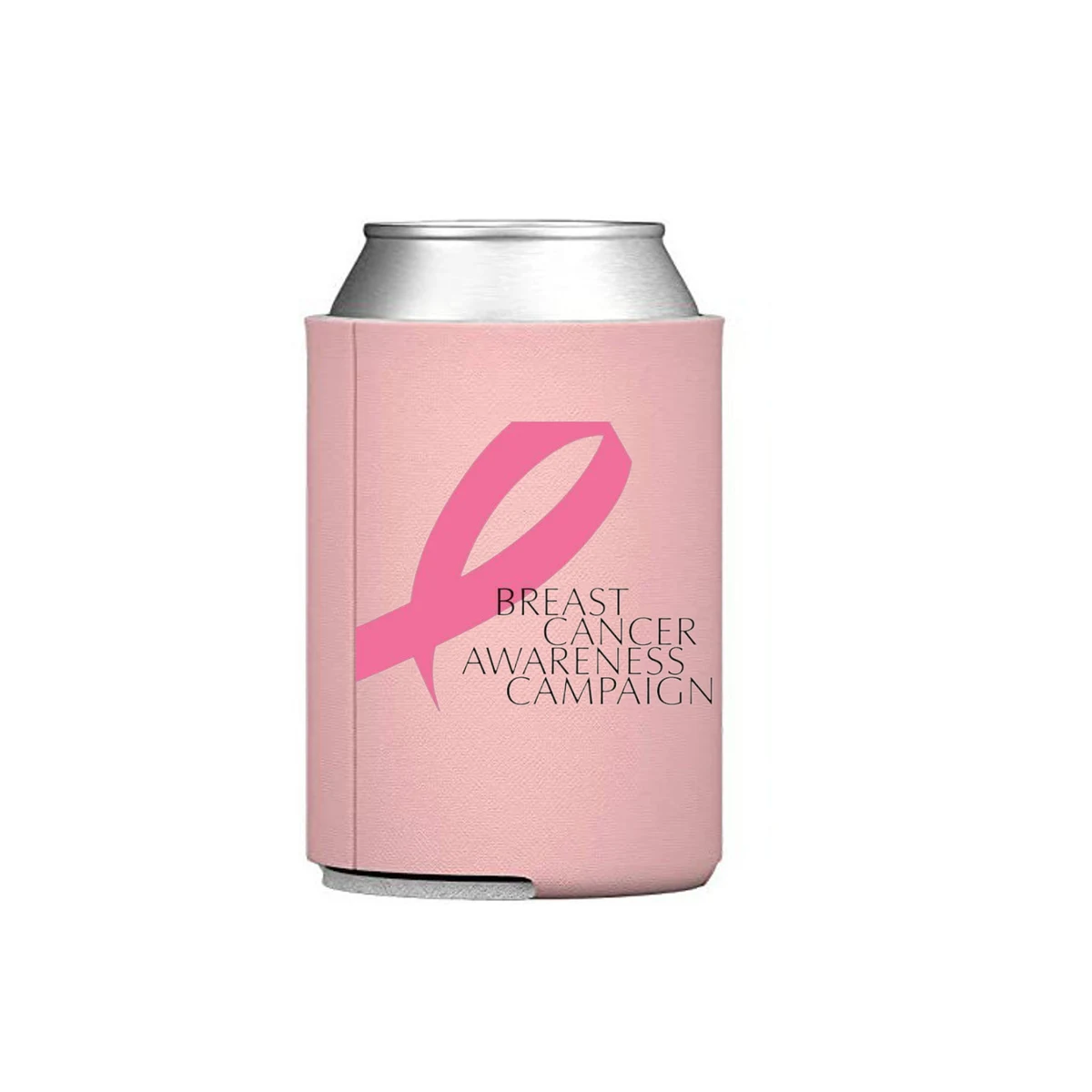 Pink Ribbon Can Cooler (direct import) 1