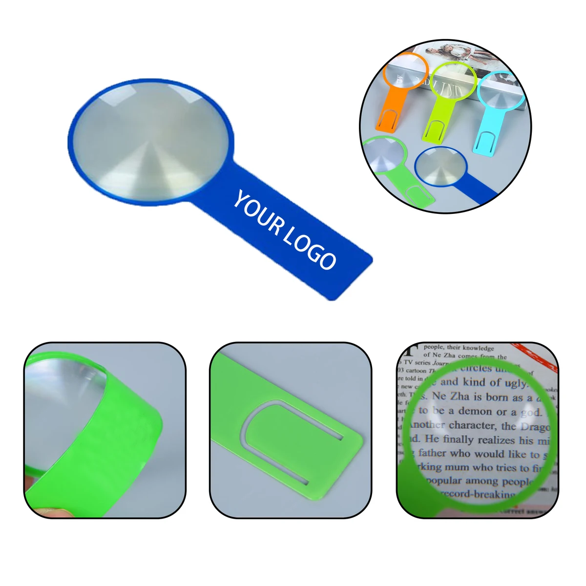 MOQ:100pcs Bookmark Magnifier 1