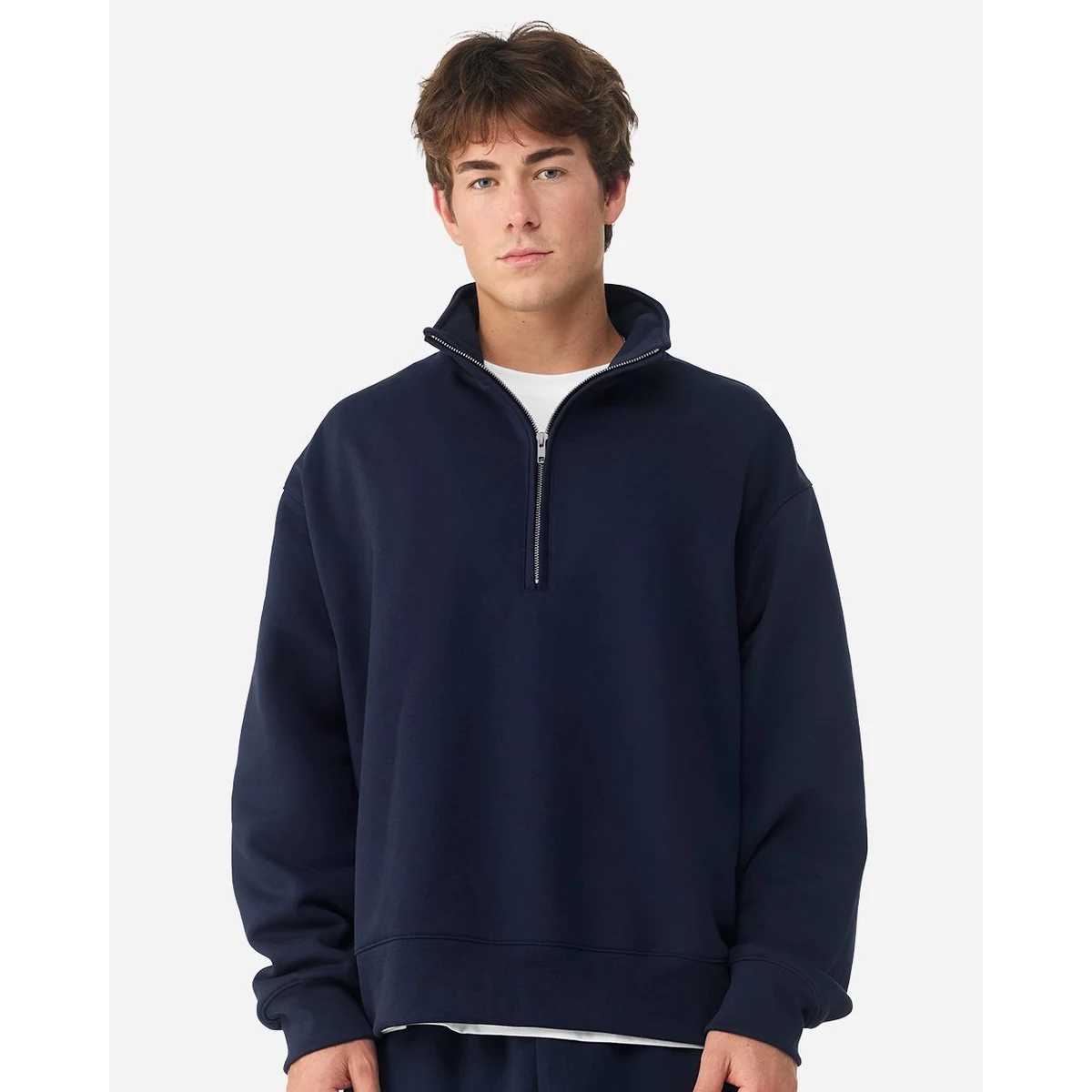 Unisex 10 oz Quarter-Zip Pullover Sweatshirt - 4740, custom hoodie or sweatshirt with logo imprint 1