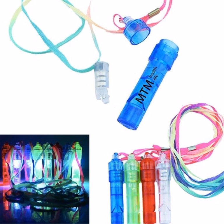 Lanyard LED Flashlight Whistle