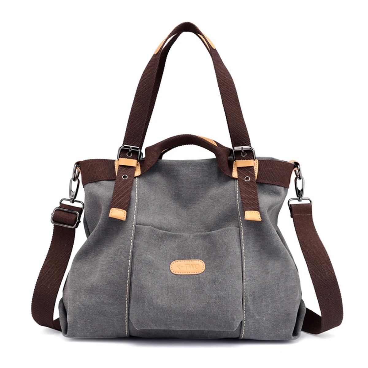 Casual Canvas Handbag, custom tote bag with logo imprint 1