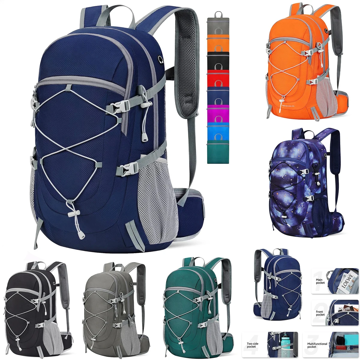 40L Hiking Travel Packable Lightweight Backpack 1