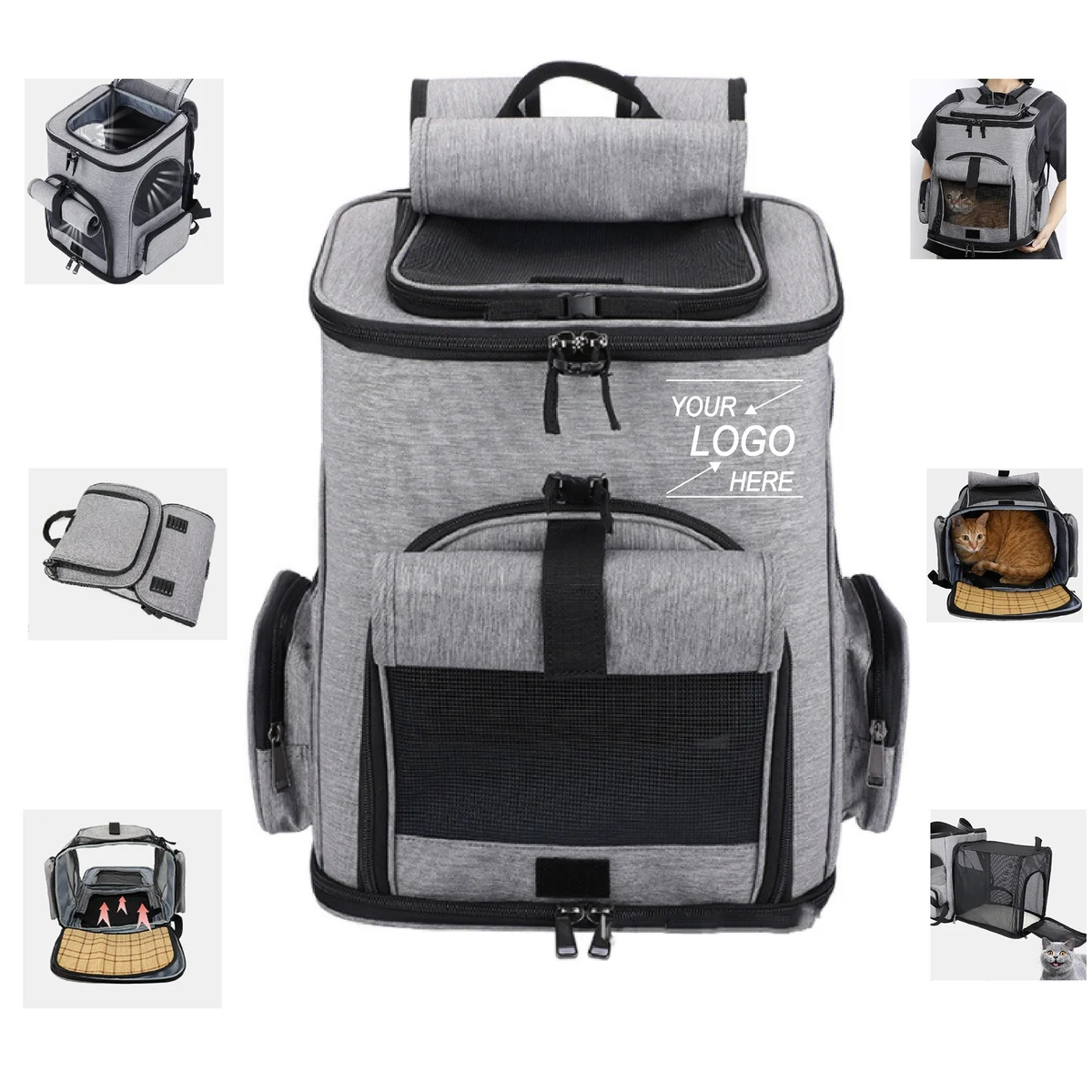 Expandable Pet Travel Backpack Carrier 1