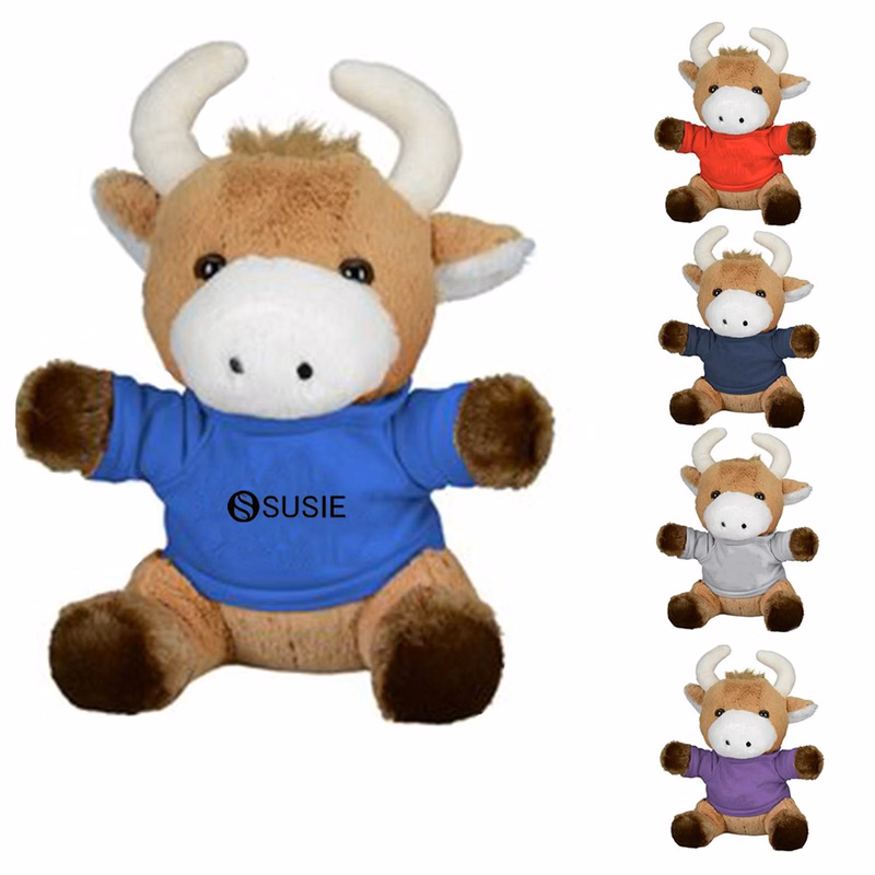 Adorable Companion Plush Cow Toy