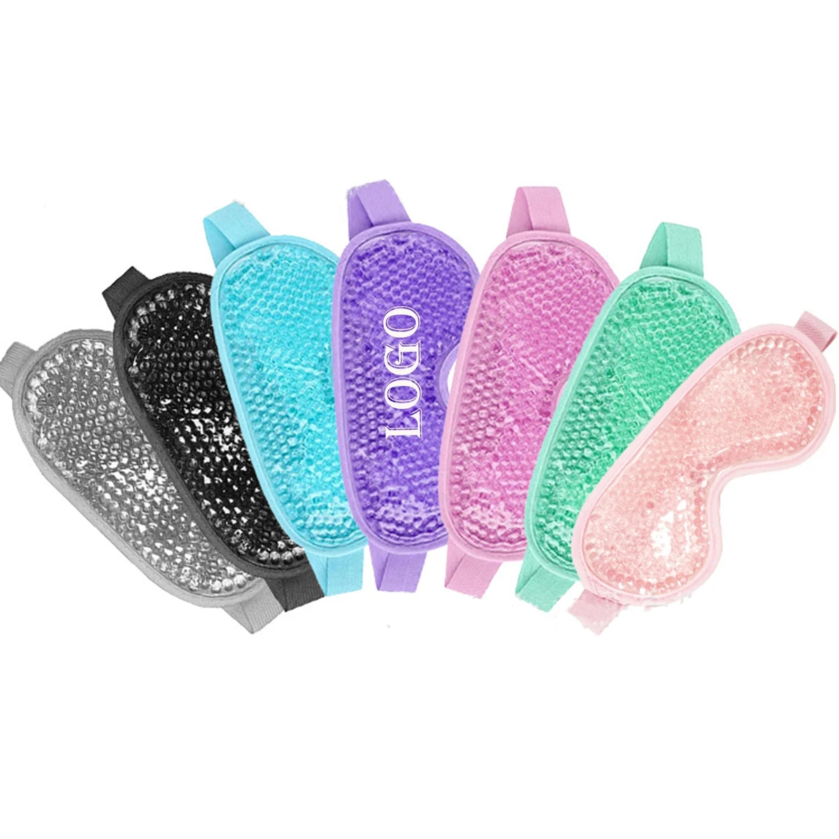 Plush Gel Beads Hot/Cold Eye Mask 1