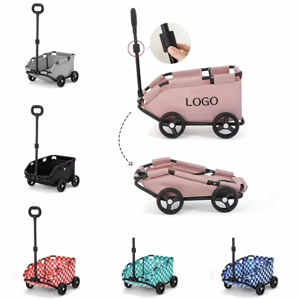 Folding Pet Carrier Cart