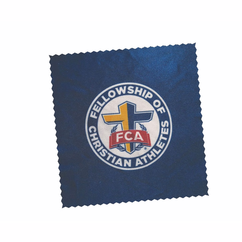 Luxurious 6 x 6 Microfiber Cleaning Cloth - Two Sided Imprint