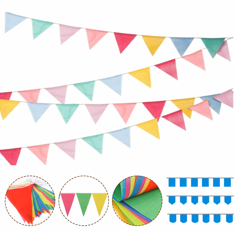 Custom Pennant String Flag Banner