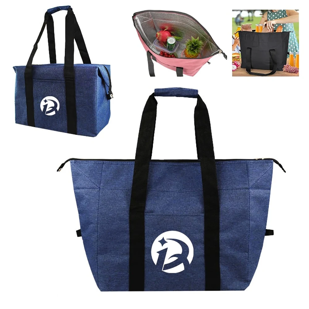 Collapsible Zipper Cooler Tote 1
