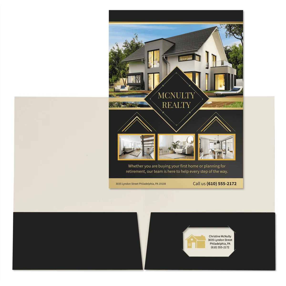 4 Color Process Presentation Folder 1