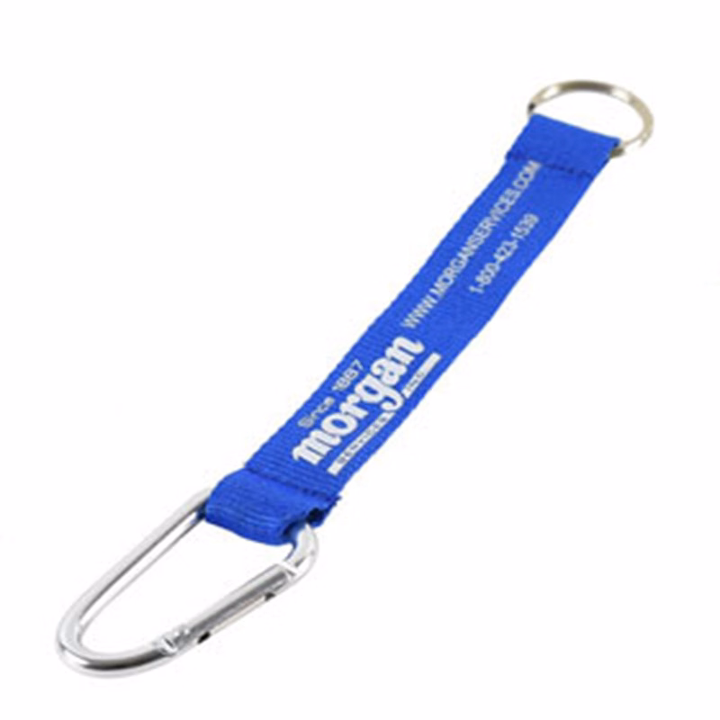 3/4 inch Polyester Carabiner Pocket Lanyards