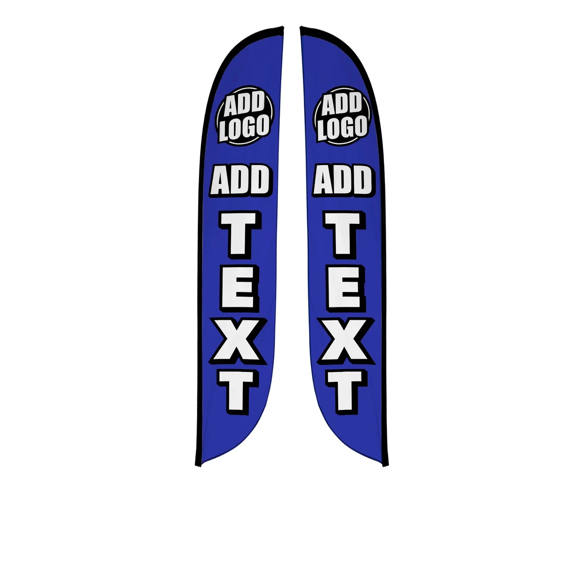 Custom 14ft Feather Flag - Double Sided 1