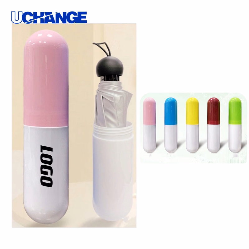 Capsule Folding Umbrella for Travel