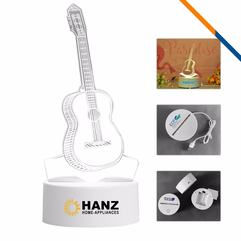 Gerda Guitar USB LED Night Light