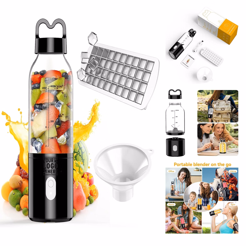 USB Rechargeable 14 Oz Mini Blender