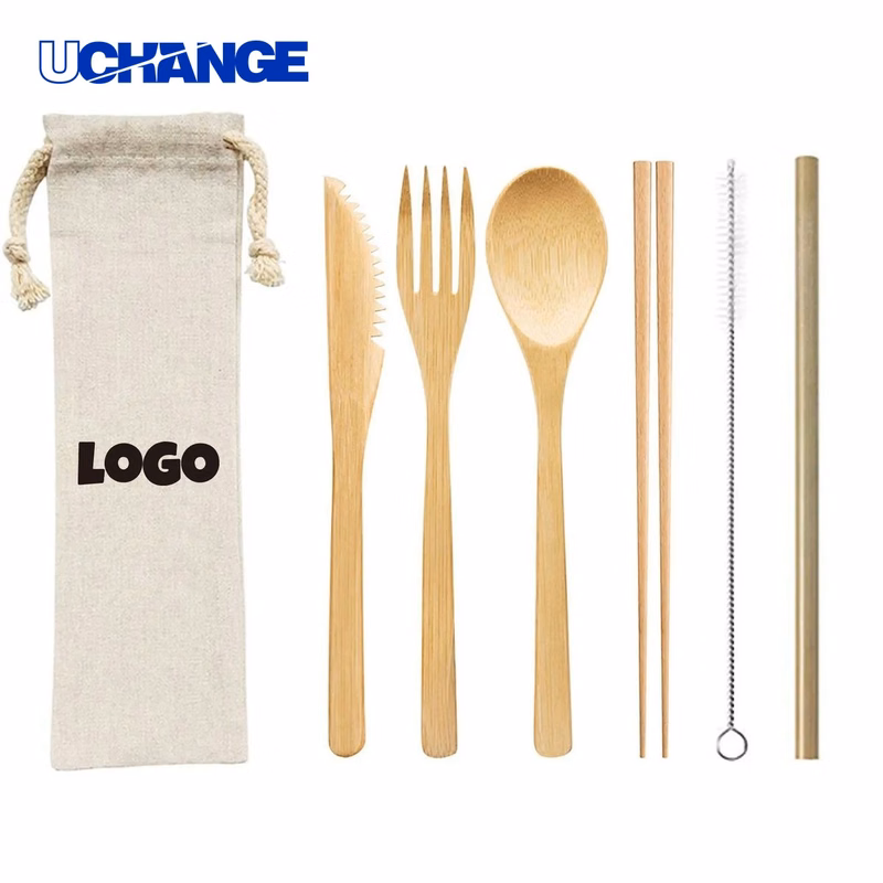 Eco Friendly Bamboo Cutlery Set for Dining
