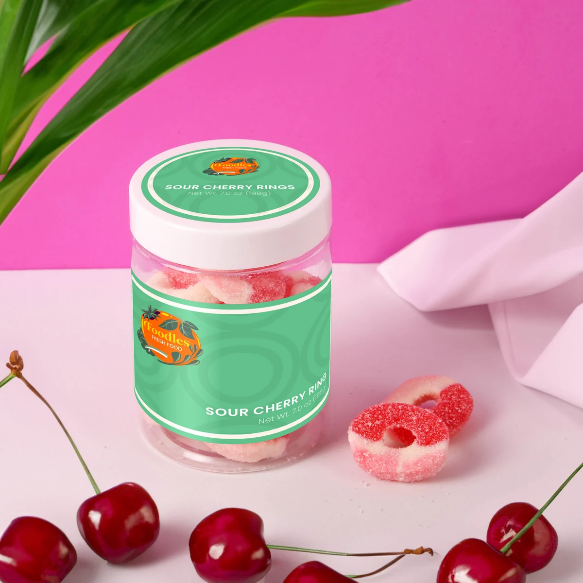Sour Cherry Rings: Large Jar 1