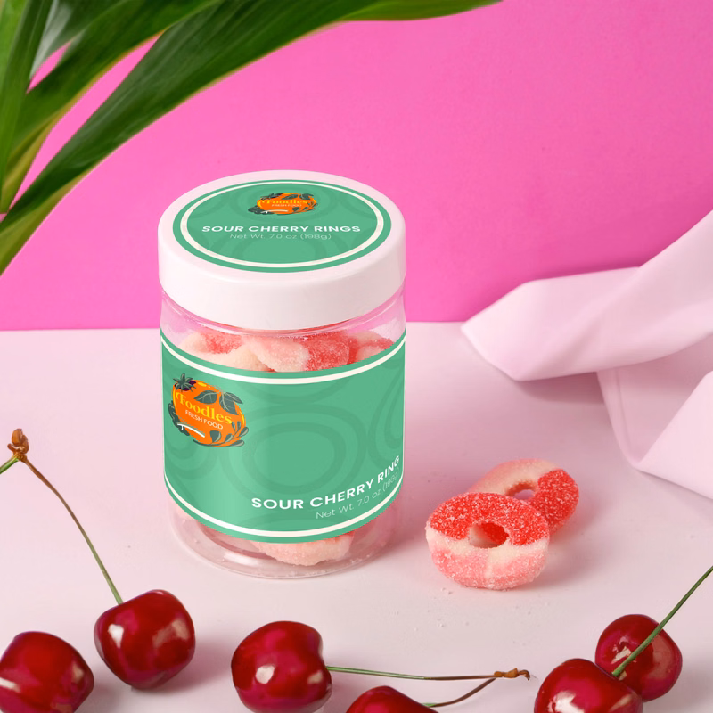 Sour Cherry Rings: Large Jar