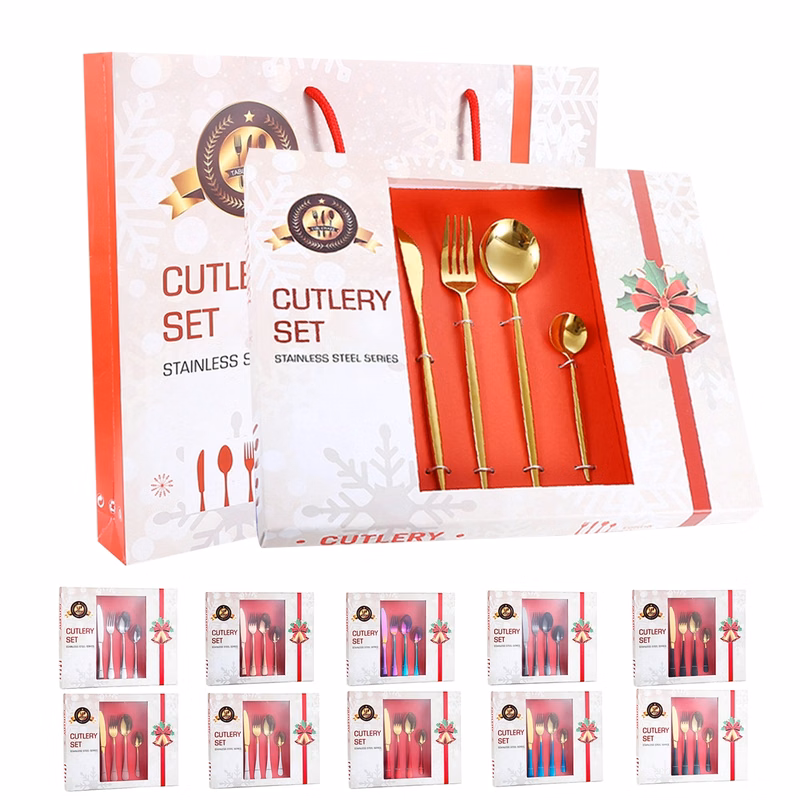 Christmas Cutlery Set 24In1