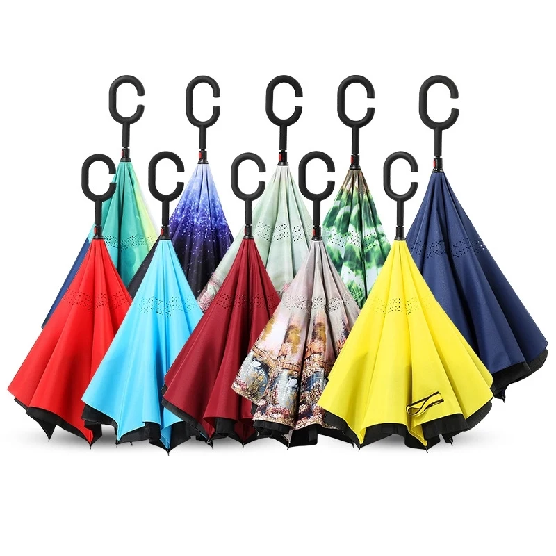 Reversed Umbrella with Straight Handle 1